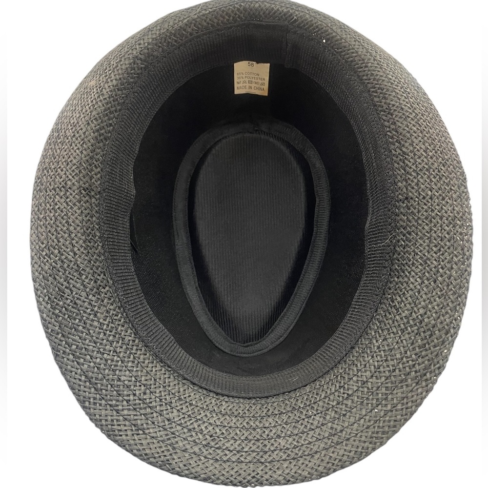 Black, Charcoal colored Fedora,Sun hat,Small brim,OS - Picture 5 of 7